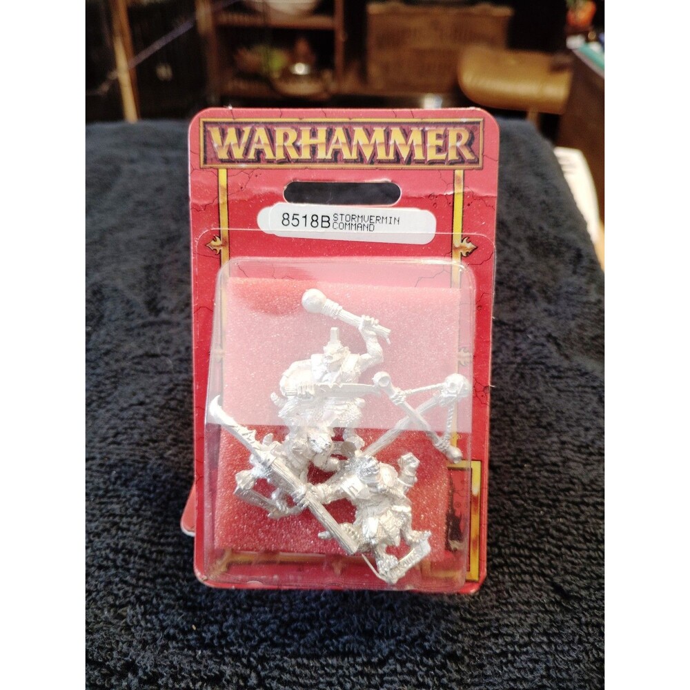 Games Workshop Warhammer Fantasy 8518b Skaven Stormvermin Command